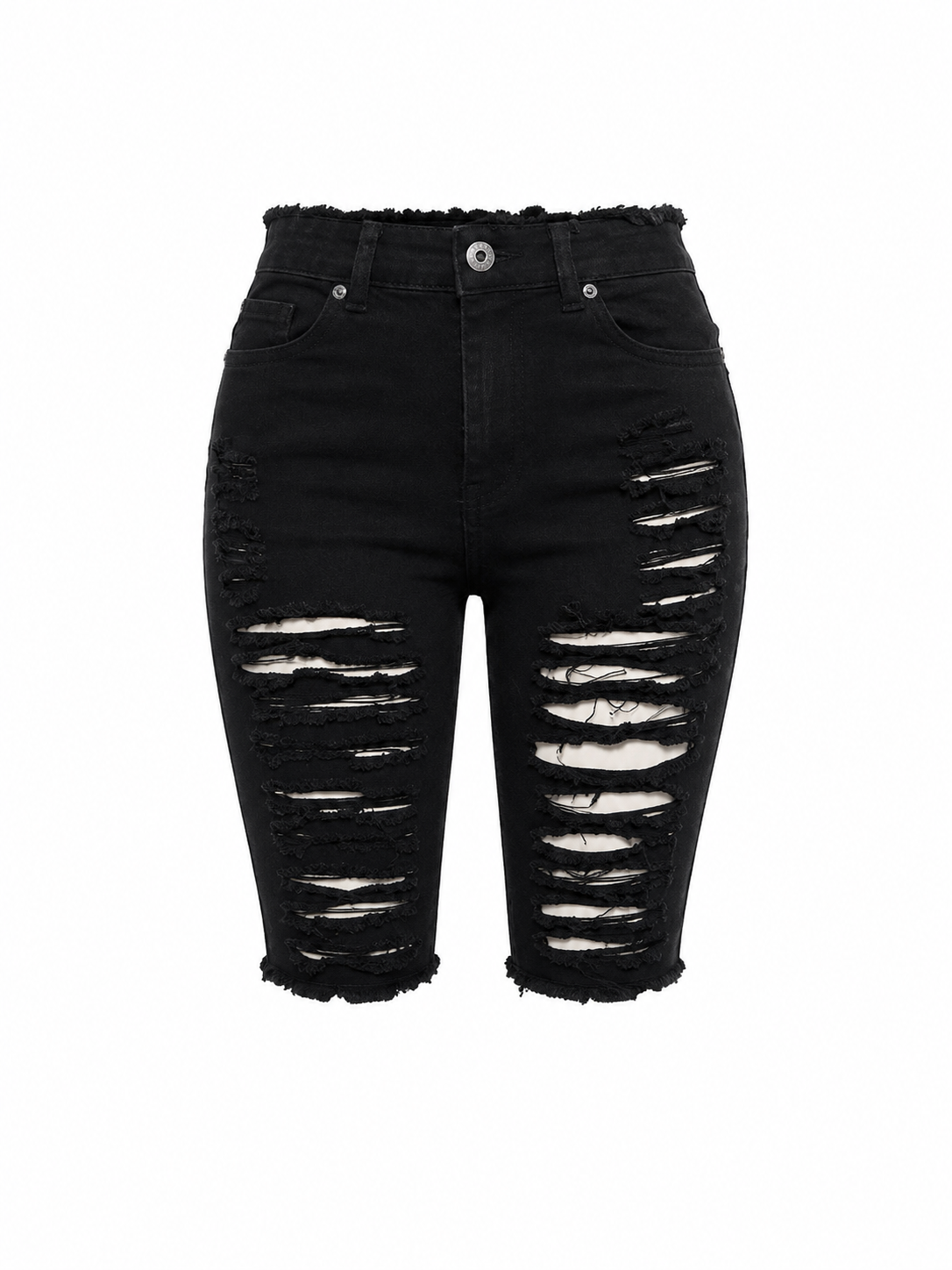 REDFOX WOMEN SUMMER STORM DISTRESSED BERMUDA SHORTS