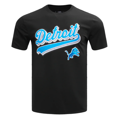PRO STANDARD NFL DETROIT LIONS SCRIPT TAIL MEN'S T-SHIRT