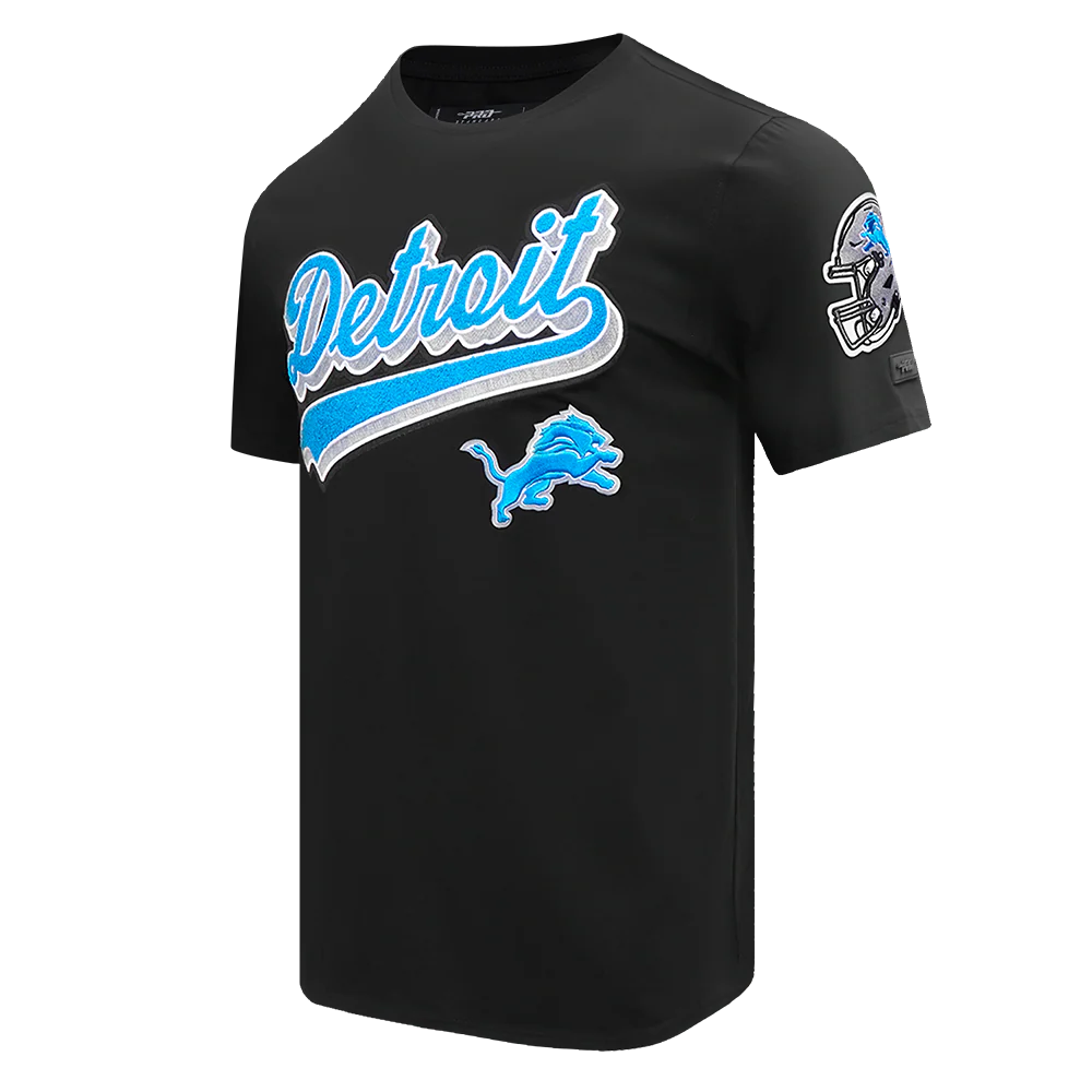 PRO STANDARD NFL DETROIT LIONS SCRIPT TAIL MEN'S T-SHIRT