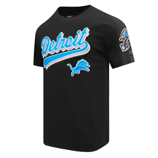 PRO STANDARD NFL DETROIT LIONS SCRIPT TAIL MEN'S T-SHIRT