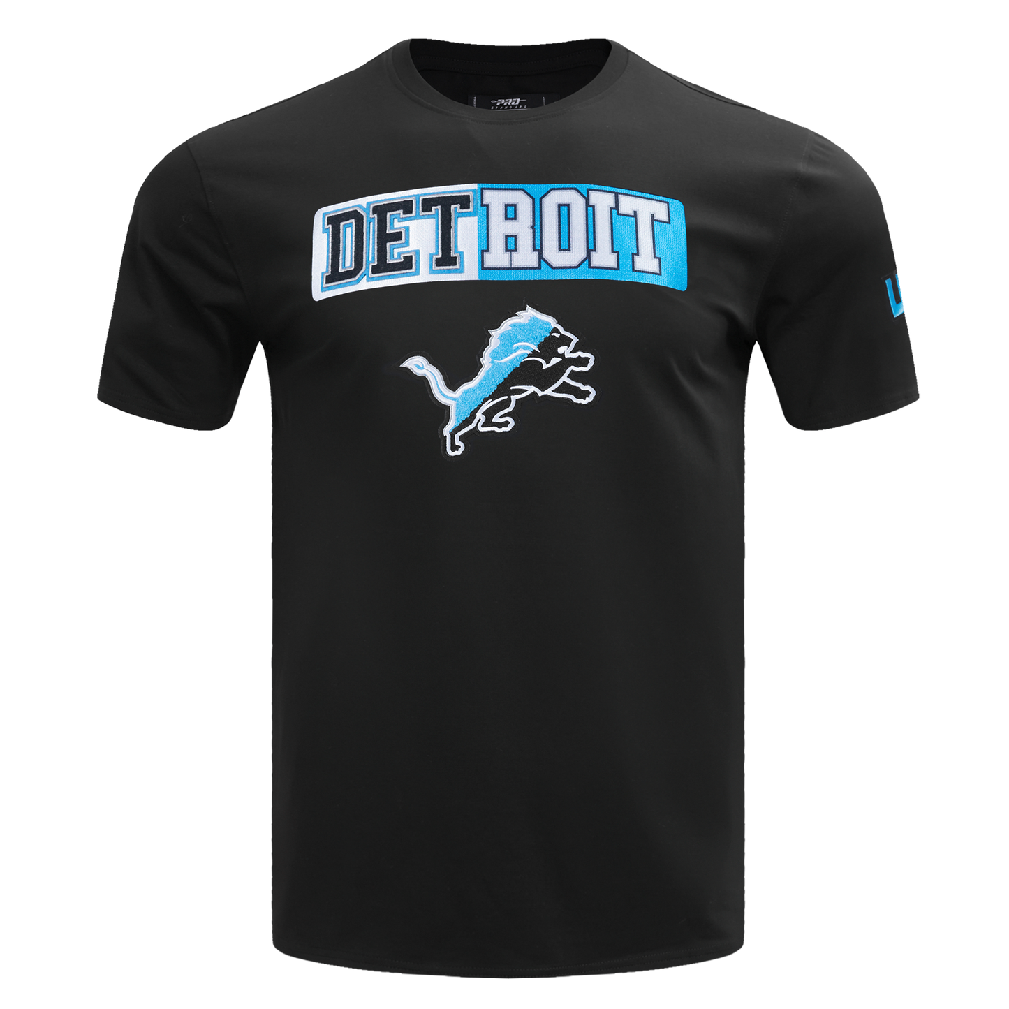 PRO STANDARD DETROIT LIONS SPLIT LOGO M SJ TEE-BLACK