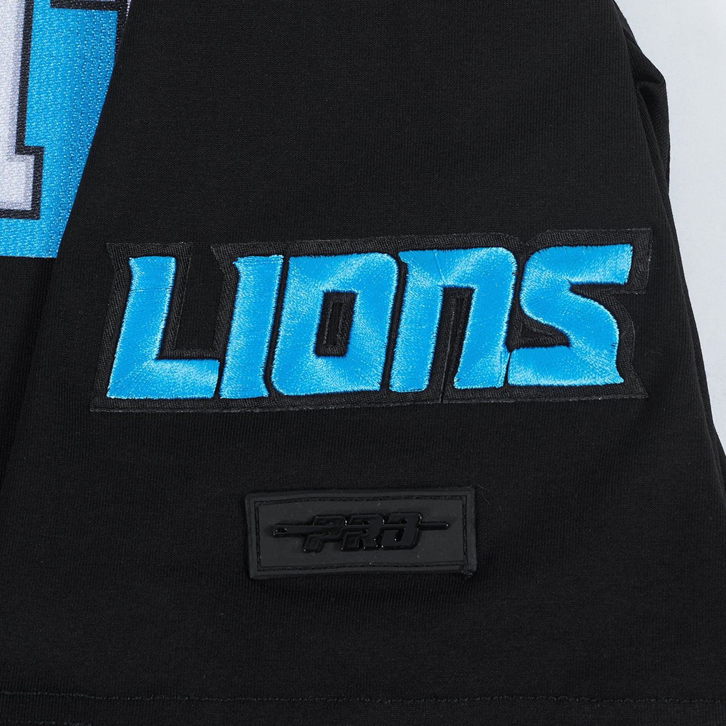 PRO STANDARD DETROIT LIONS SPLIT LOGO M SJ TEE-BLACK