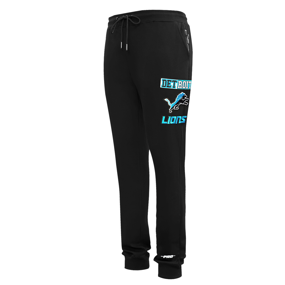 PRO STANDARD DETROIT LIONS SPLIT LOGO M DK JOGGER,BLK