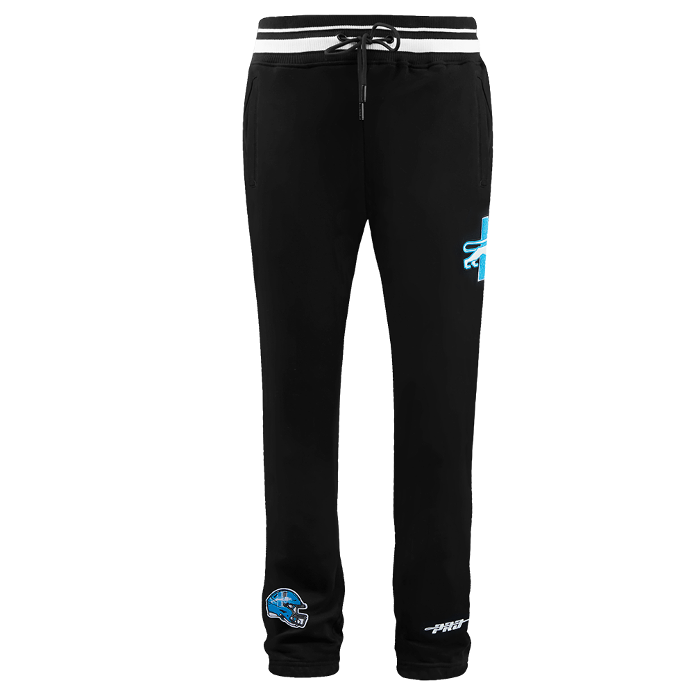 PRO STANDARD-DETROIT LIONS RETRO MASH UP M RIB FLC SWEATPANT-BLACK