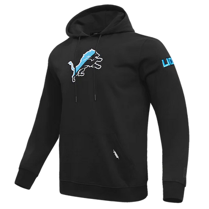 PRO STANDARD DETROIT LIONS SPLIT LOGO M DK PO HOODIE