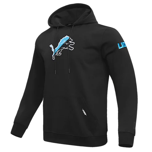 PRO STANDARD DETROIT LIONS SPLIT LOGO M DK PO HOODIE
