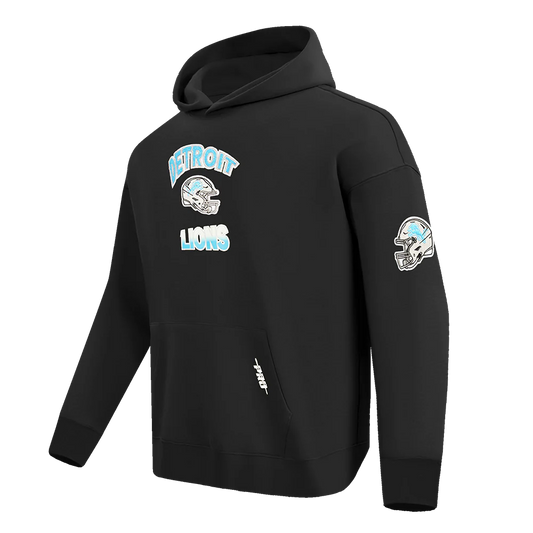 PRO STANDARD DETROIT LIONS TURN IT UP M DROP SHOULDER FLC PO HOODIE