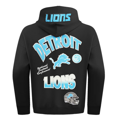PRO STANDARD DETROIT LIONS TURN IT UP M DROP SHOULDER FLC PO HOODIE