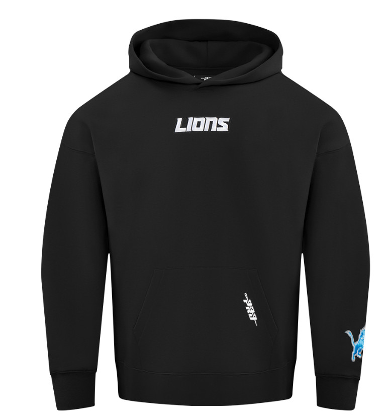 PRO STANDARD DETROIT LIONS WINGSPAN M DROP SHOULDER FLC PO HOODIE (FDL5410525)