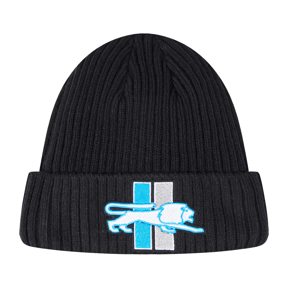 PRO STANDARD-DETROIT LIONS RETRO MASH UP M BEANIE, BLACK