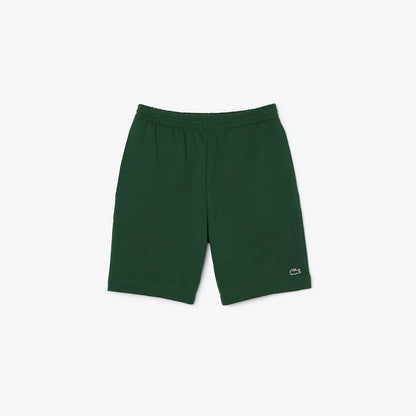 Lacoste - Organic Brushed Cotton Fleece Shorts - Green