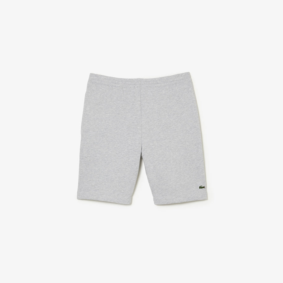 Lacoste - Organic Brushed Cotton Fleece Shorts - Gray
