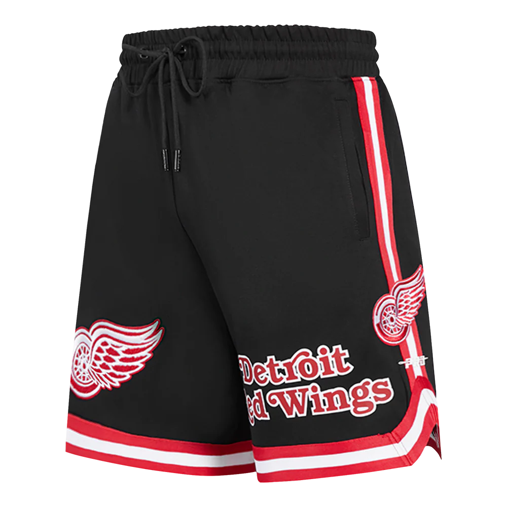 PRO STANDARD NHL DETROIT RED WINGS CLASSIC CHENILLE MEN'S ATHLETIC SHORT