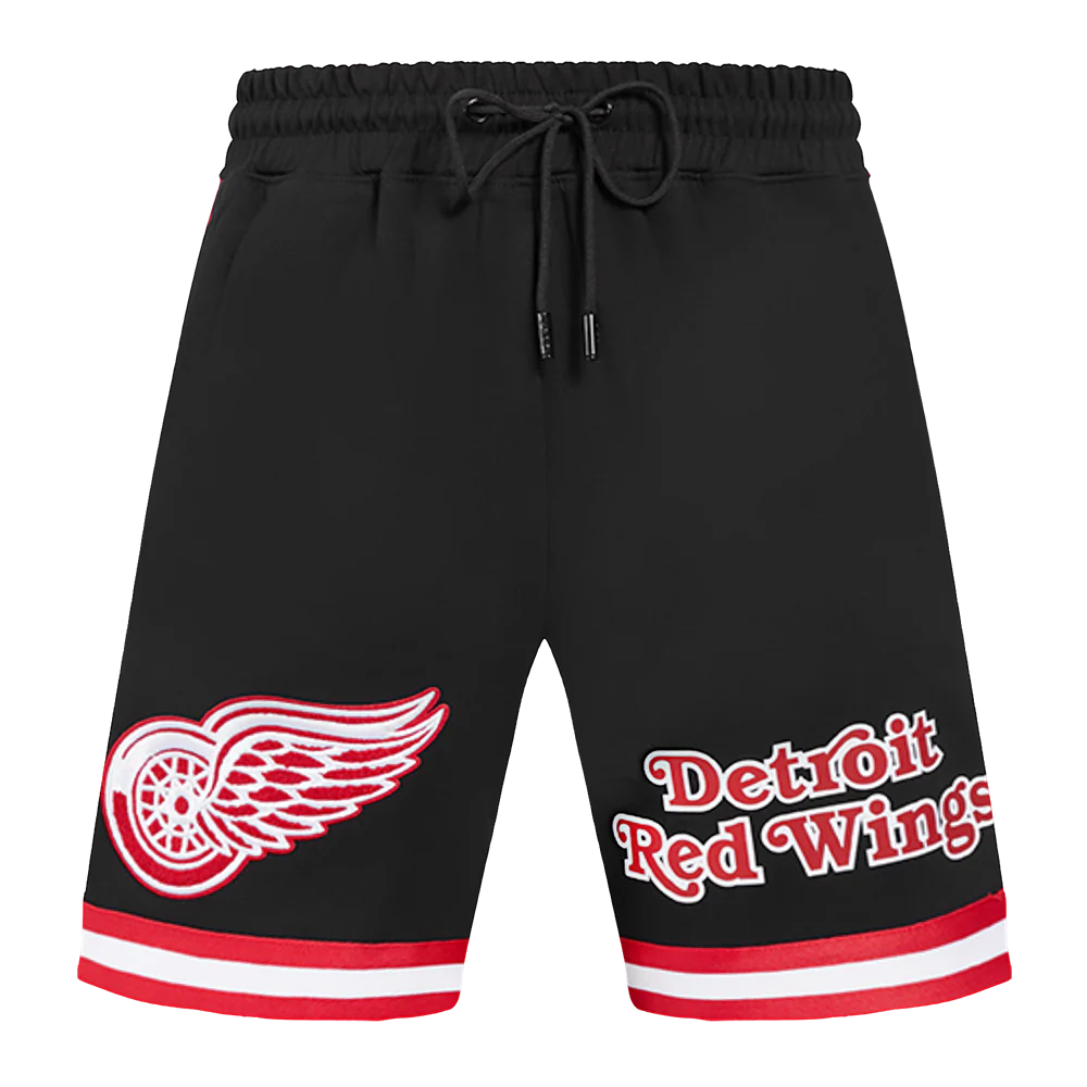 PRO STANDARD NHL DETROIT RED WINGS CLASSIC CHENILLE MEN'S ATHLETIC SHORT