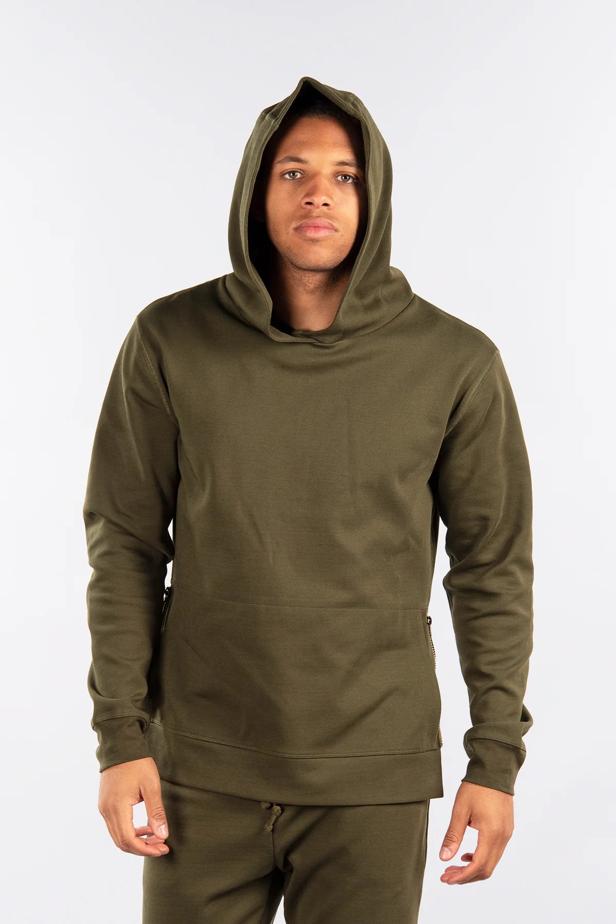 CITYLAB Side-Zip Pullover Hoodie, Performance Fleece