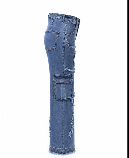 HOT & DELICIOUS STARLIGHT CARGO JEAN