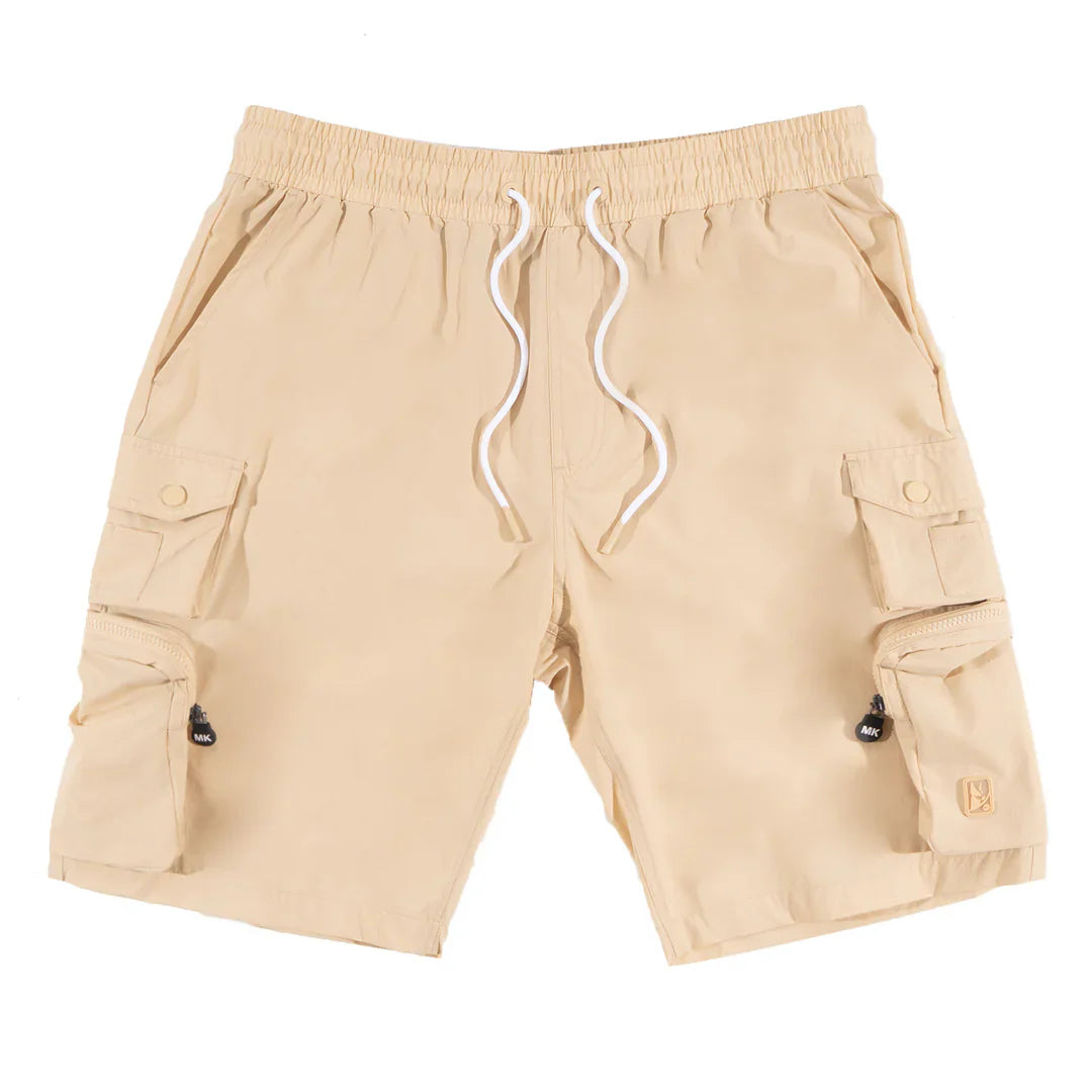 M633 MAKOBI COLTON NYLON SPANDEX CARGO SHORTS