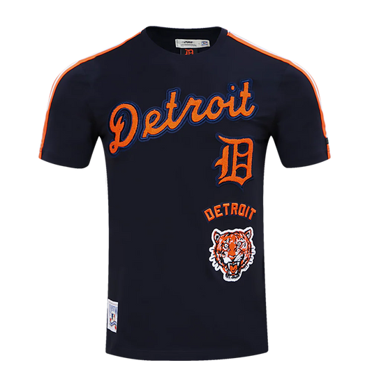PRO STANDARD MLB DETROIT TIGERS RETRO CLASSIC MEN'S STRIPED T-SHIRTS