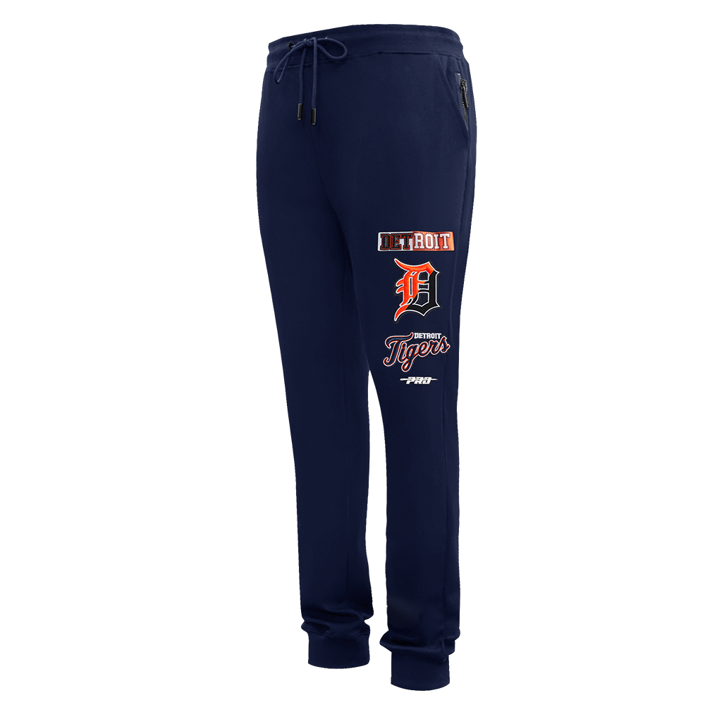 PRO STANDARD DETROIT TIGERS SPLIT LOGO M DK JOGGER, MIDNIGHT NAVY