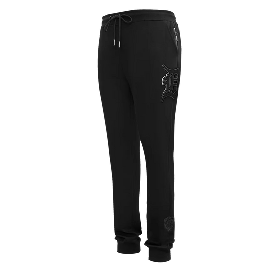PRO STANDARD MLB DETROIT TIGERS TRIPLE BLACK LOGO MEN'S JOGGER