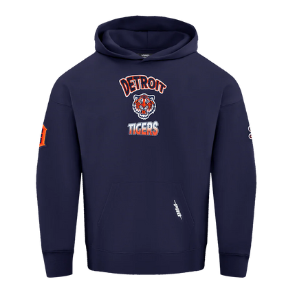PRO STANDARD DETROIT TIGERS TURN IT UP M DROP SHOULDER FLC PO HOODIE