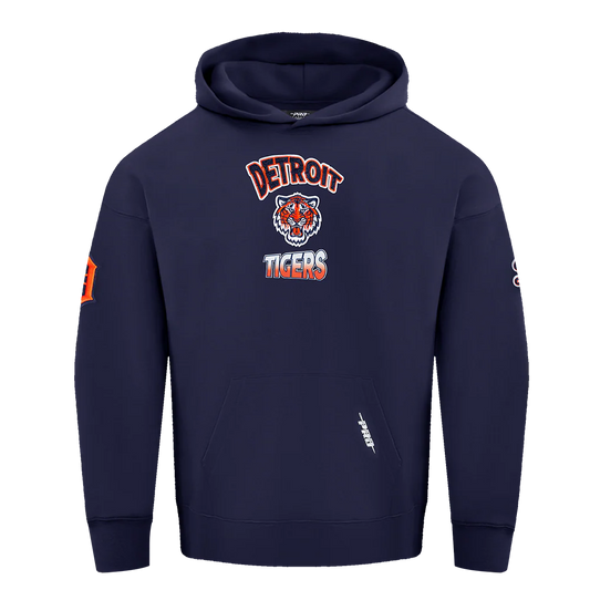PRO STANDARD DETROIT TIGERS TURN IT UP M DROP SHOULDER FLC PO HOODIE