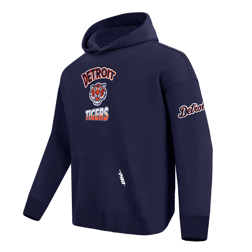 PRO STANDARD DETROIT TIGERS TURN IT UP M DROP SHOULDER FLC PO HOODIE