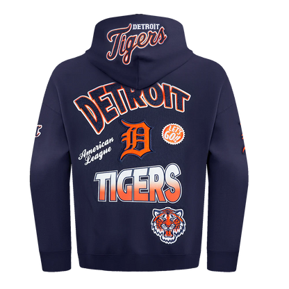 PRO STANDARD DETROIT TIGERS TURN IT UP M DROP SHOULDER FLC PO HOODIE