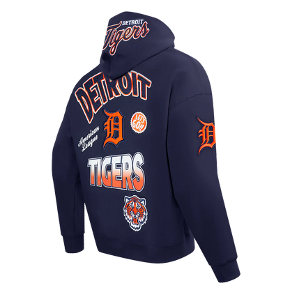 PRO STANDARD DETROIT TIGERS TURN IT UP M DROP SHOULDER FLC PO HOODIE