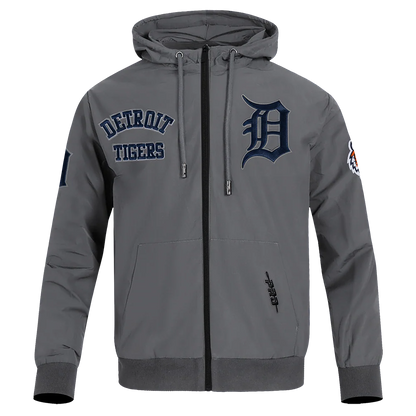 DETROIT TIGERS CLASSIC WIND SUIT MEN'S WOVEN FULL ZIP PULLOVER HOODIE