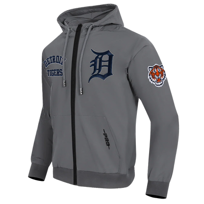 DETROIT TIGERS CLASSIC WIND SUIT MEN'S WOVEN FULL ZIP PULLOVER HOODIE