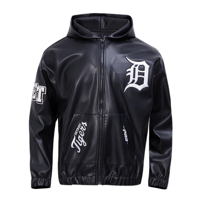 PRO STANDARD DETROIT TIGERS CITY SIGNATURE M DROP SHOULDER PU FZ HOODIE