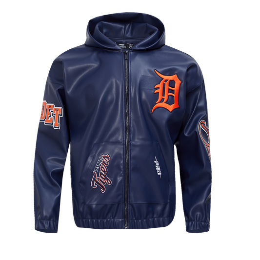 DETROIT TIGERS CITY SIGNATURE M DROP SHOULDER PU FZ HOODIE