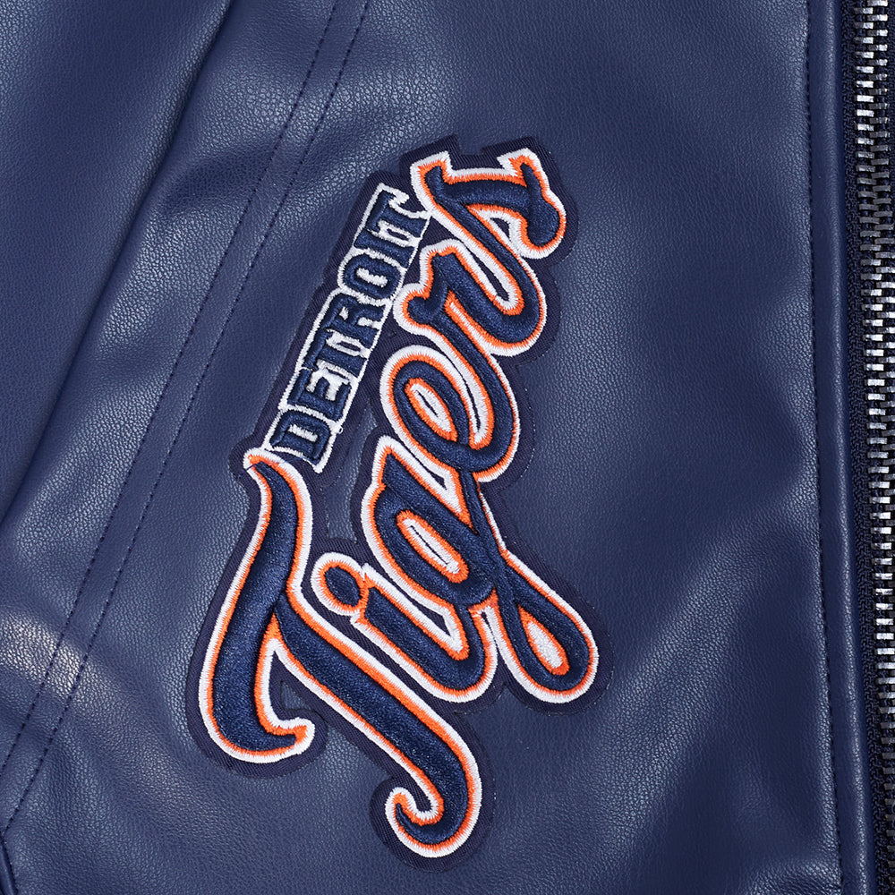 DETROIT TIGERS CITY SIGNATURE M DROP SHOULDER PU FZ HOODIE