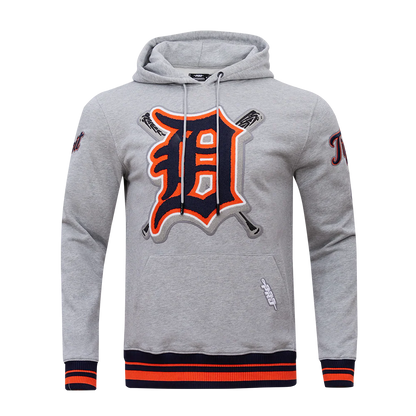 PRO STANDARD MLB DETROIT TIGERS MASHUP MEN'S RIB PULLOVER HOODIE