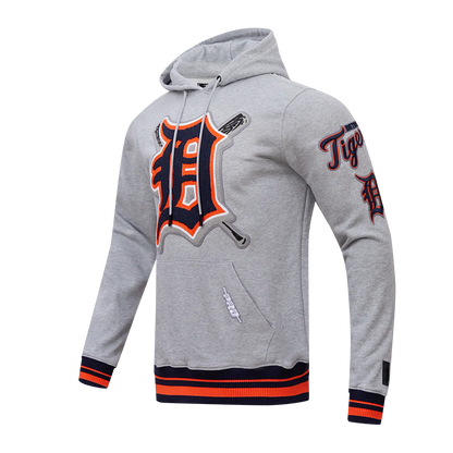 PRO STANDARD MLB DETROIT TIGERS MASHUP MEN'S RIB PULLOVER HOODIE