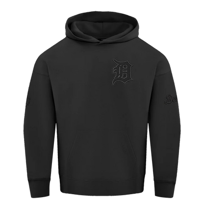 PRO STANDARD MLB DETROIT TIGERS NEUTRAL DROP SHOULDER MEN'S PULLOVER HOODIE