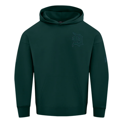 PRO STANDARD MLB DETROIT TIGERS NEUTRAL DROP SHOULDER MEN'S PULLOVER HOODIE