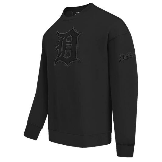 PRO STANDARD MLB DETROIT TIGERS NEUTRAL DROP SHOULDER MEN'S SWEAT SHIRT