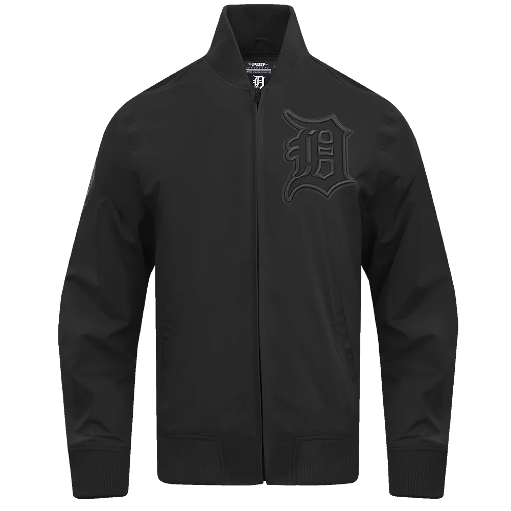 PRO STANDARD MLB DETROIT TIGERS NEUTRAL MEN'S TWILL JACKET