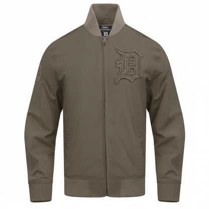 PRO STANDARD MLB DETROIT TIGERS NEUTRAL MEN'S TWILL JACKET