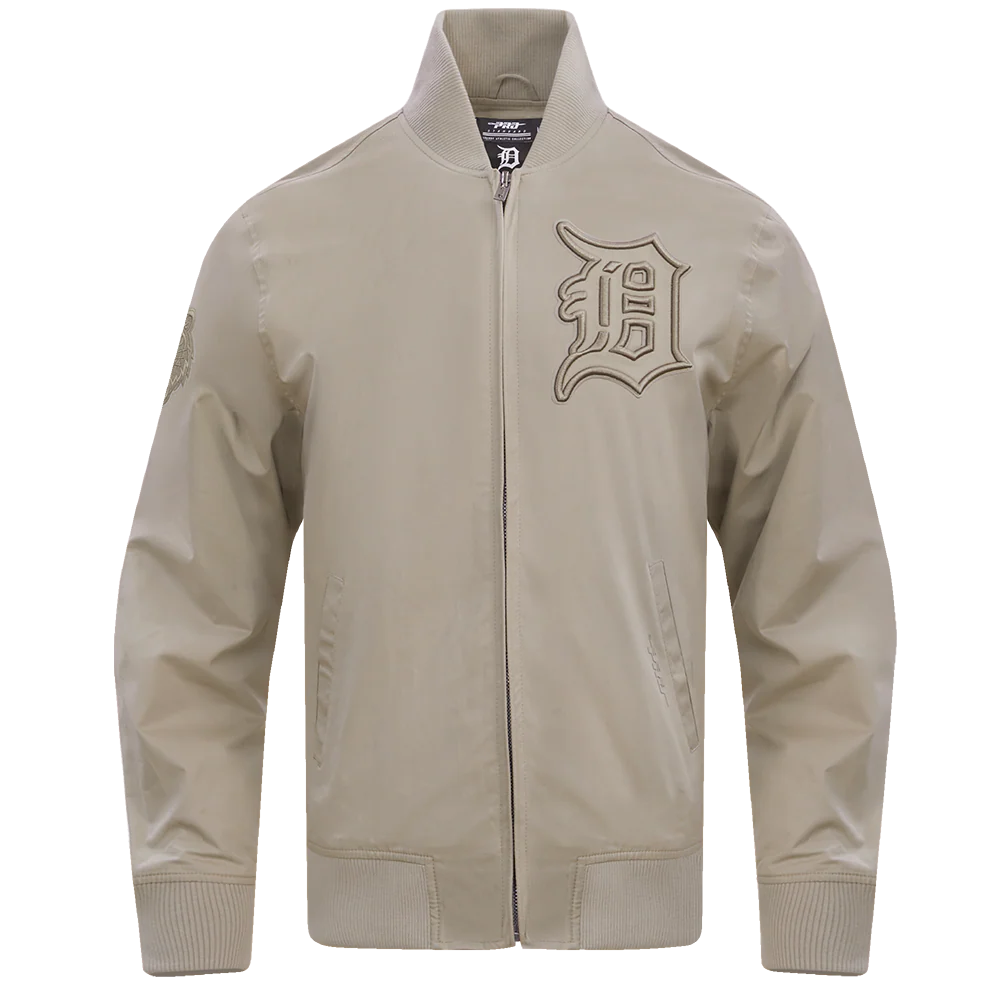 PRO STANDARD MLB DETROIT TIGERS NEUTRAL MEN'S TWILL JACKET