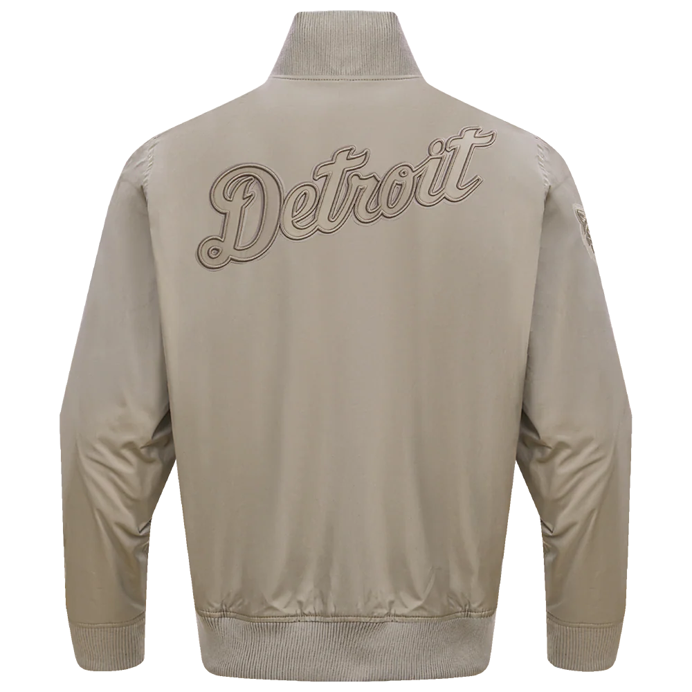 PRO STANDARD MLB DETROIT TIGERS NEUTRAL MEN'S TWILL JACKET