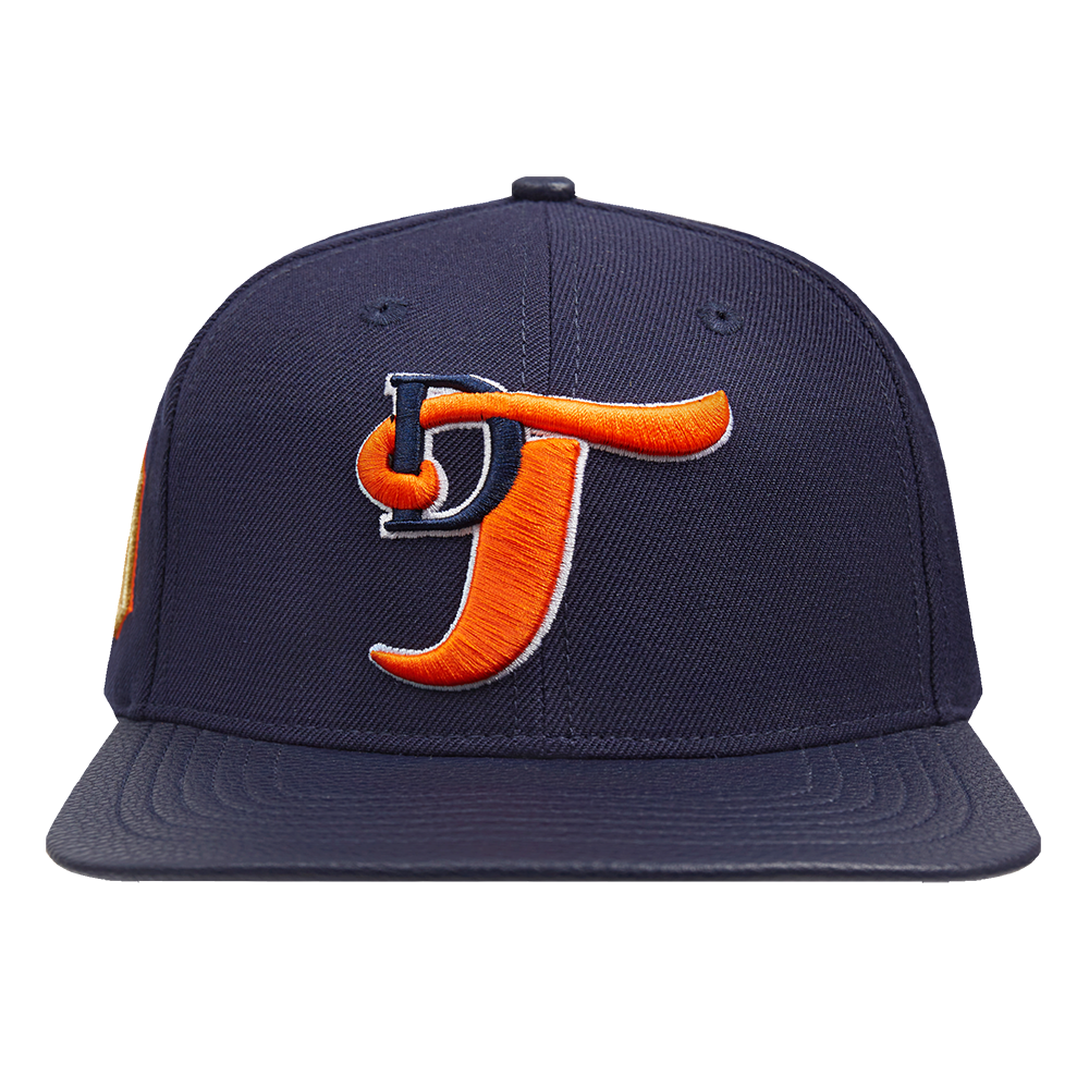 PRO STANDARD DETROIT TIGERS LETTERMAN STRAPBACK, MIDNIGHT NAVY