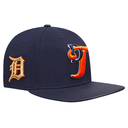 PRO STANDARD DETROIT TIGERS LETTERMAN STRAPBACK, MIDNIGHT NAVY