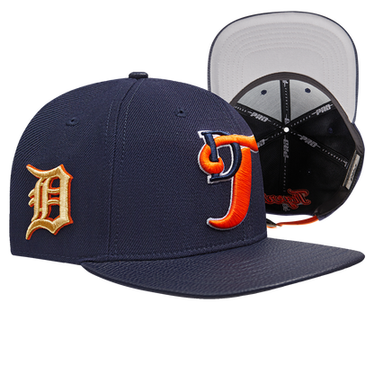 PRO STANDARD DETROIT TIGERS LETTERMAN STRAPBACK, MIDNIGHT NAVY