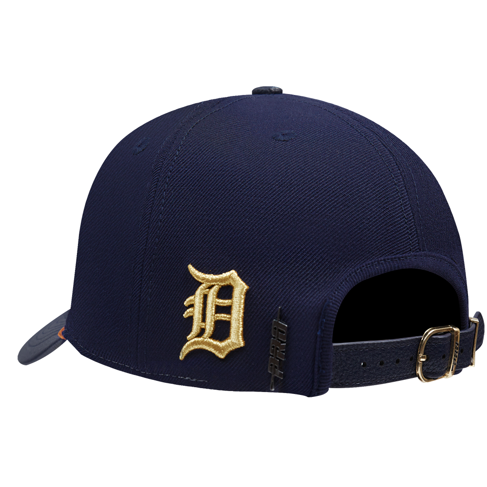 PRO STANDARD DETROIT TIGERS STACKED STRIPE PINCH FRONT STRAPBACK