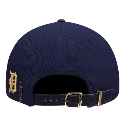 PRO STANDARD DETROIT TIGERS STACKED STRIPE PINCH FRONT STRAPBACK