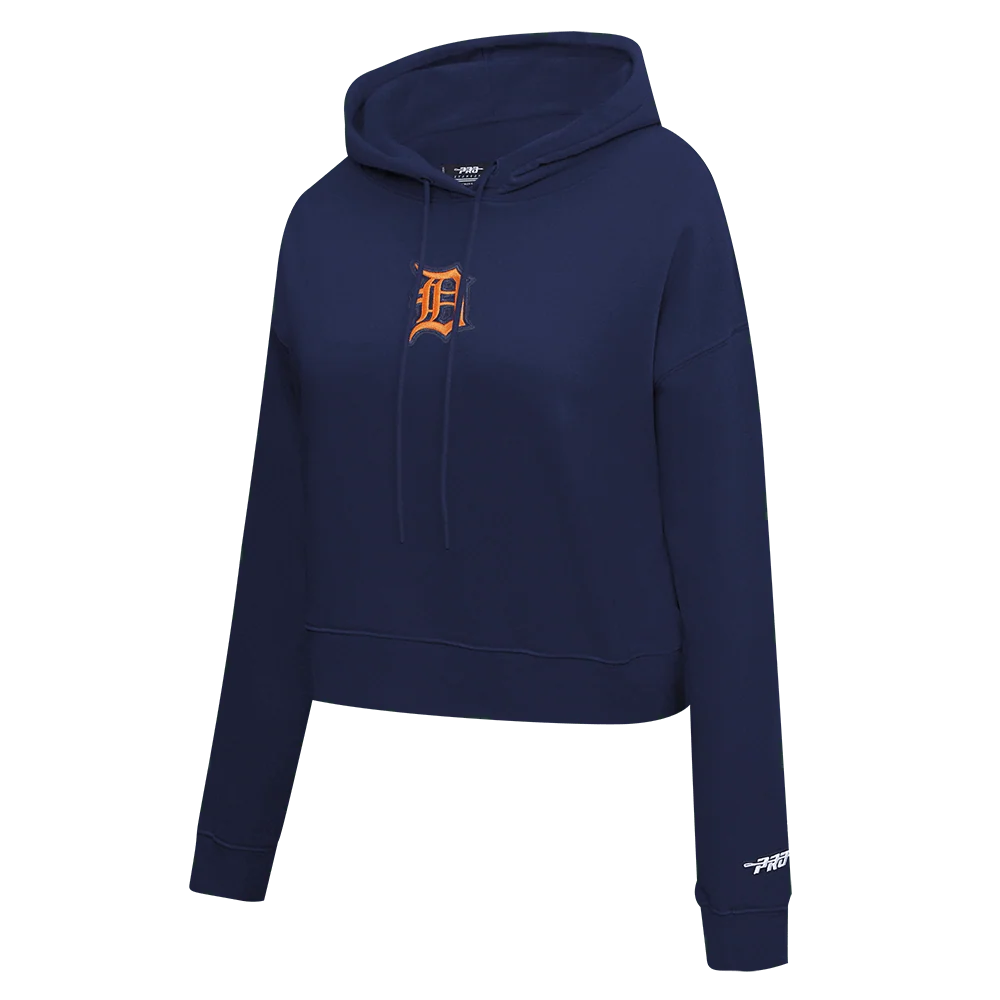 DETROIT TIGERS WINGSPAN WOMEN'S FLC CROPPED PO HOODIE