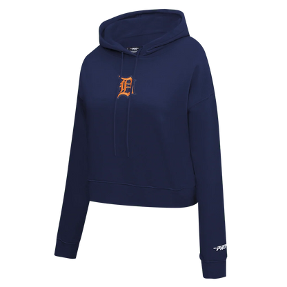DETROIT TIGERS WINGSPAN WOMEN'S FLC CROPPED PO HOODIE